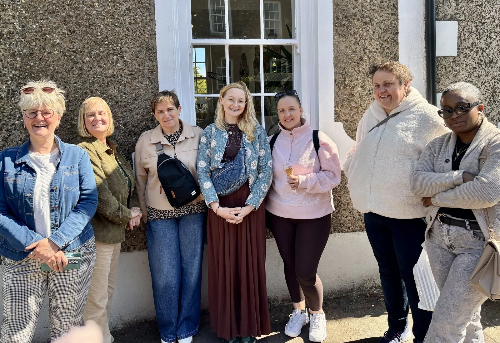 Women from Abide on a day out together.
